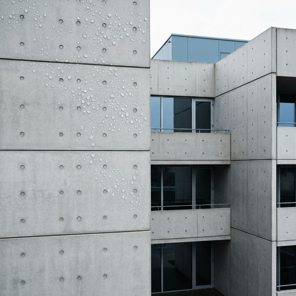 Surface protégée par hydrofuge